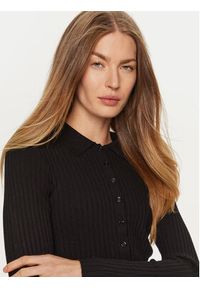 ViCOLO Sweter 22095S Czarny Slim Fit. Kolor: czarny. Materiał: syntetyk, wiskoza #4