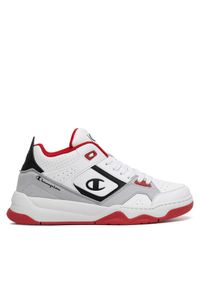 Champion Sneakersy OVERTIME MID S22274-WW012 Biały. Kolor: biały. Materiał: syntetyk, materiał