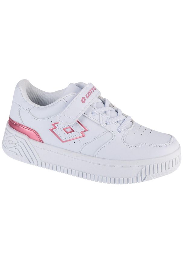 LOTTO - Buty sportowe Sneakersy dziewczęce, Scopi GC K. Kolor: biały. Sport: turystyka piesza