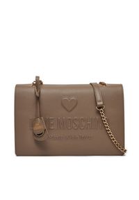 Love Moschino - LOVE MOSCHINO Torebka JC4113PP1LL1020A Brązowy. Kolor: brązowy. Materiał: skórzane