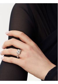 Guess Pierścionek JUBR05 173JW Srebrny. Materiał: metalowe. Kolor: srebrny #5