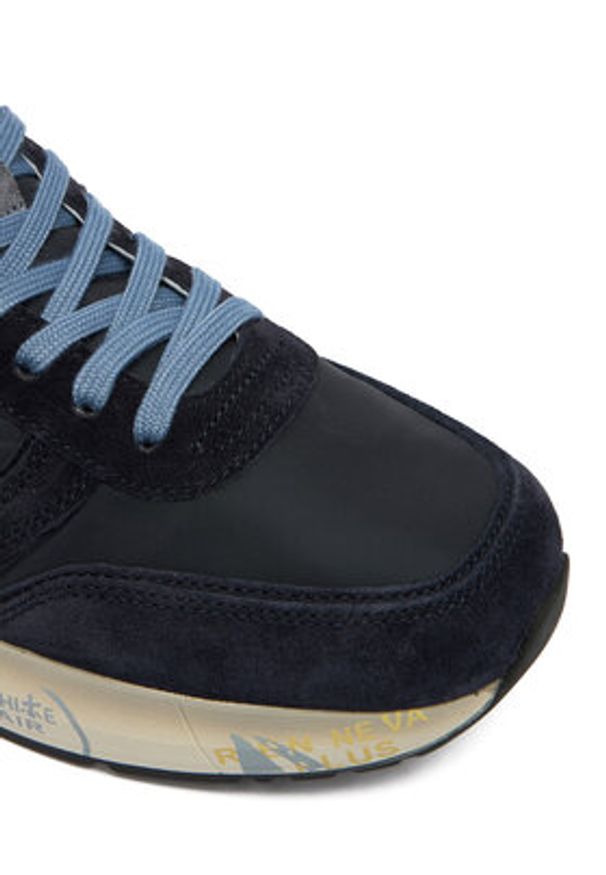 Premiata Sneakersy Mick Var 7716 Granatowy. Kolor: niebieski. Materiał: skóra