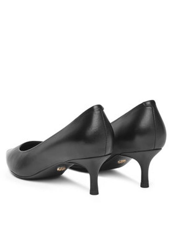 Gino Rossi - GINO ROSSI Czółenka DANI-V1937-31-1 Czarny. Kolor: czarny. Materiał: skóra