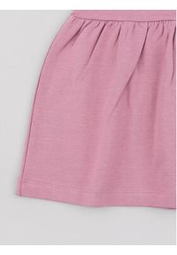 Zippy Sukienka codzienna ZKGAP0501 23113 Różowy Regular Fit. Okazja: na co dzień. Kolor: różowy. Materiał: bawełna. Typ sukienki: proste. Styl: casual #3