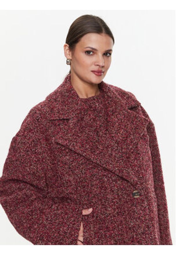 Remain Płaszcz przejściowy Cosma RM1837 Bordowy Regular Fit. Kolor: czerwony. Materiał: syntetyk