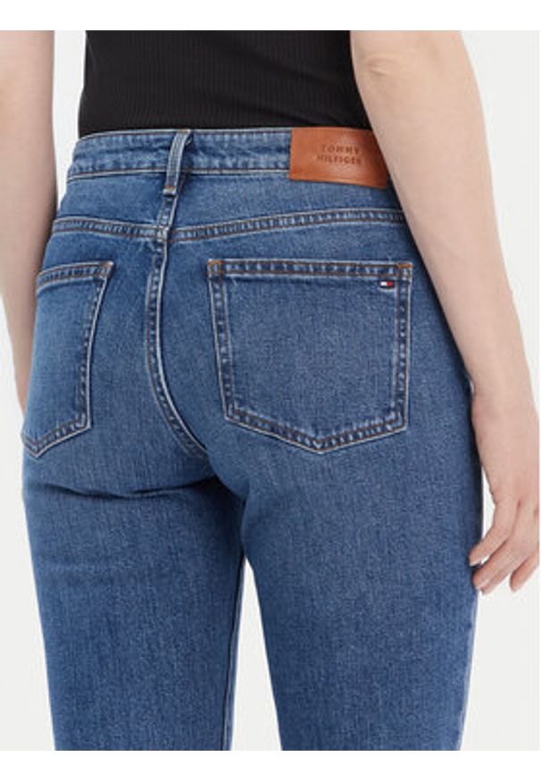 TOMMY HILFIGER - Tommy Hilfiger Jeansy WW0WW45674 Niebieski Bootcut Fit. Kolor: niebieski