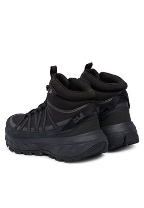 Jack Wolfskin Trekkingi Wild Hike Texapore Mid A65576 Czarny. Kolor: czarny. Materiał: materiał. Sport: turystyka piesza