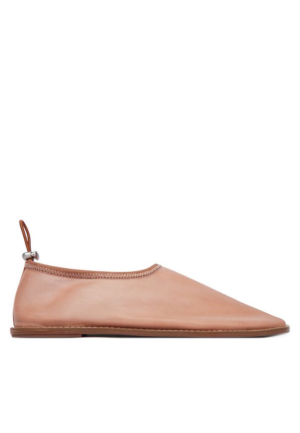 Baleriny Calvin Klein. Kolor: pomarańczowy. Materiał: mesh