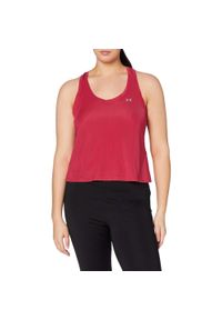 Koszulka treningowa damska Under Armour Sport Mesh Swing Tank. Kolor: różowy. Materiał: poliester, elastan