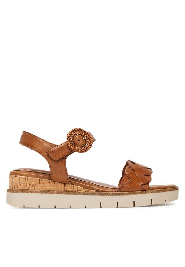 Sandały Tamaris. Kolor: brązowy