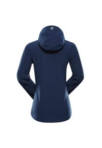 ALPINE PRO - Kurtka damska trekkingowa wodoodporna Alpine Pro Zarra 2. Kolor: niebieski. Materiał: hardshell. Sport: turystyka piesza, wspinaczka