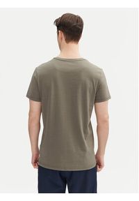 Aulp T-Shirt Roque Khaki Regular Fit. Kolor: brązowy. Materiał: bawełna #5