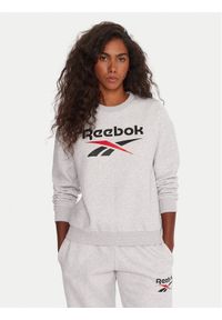 Reebok Bluza RK25169CCW Szary Regular Fit. Kolor: szary. Materiał: bawełna