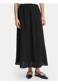 only - ONLY Spódnica maxi Tizana 15372613 Czarny Regular Fit. Kolor: czarny. Materiał: bawełna #1