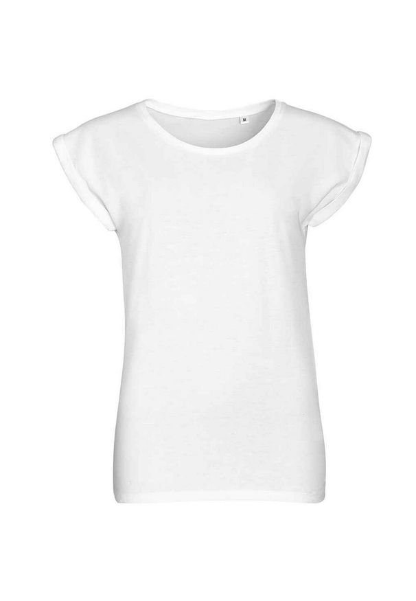 SOL'S - Koszulka Damska Melba Z Okrągłym Dekoltem. Kolor: biały. Sport: turystyka piesza