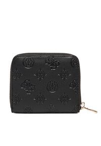 Guess Mały Portfel Damski Phoebe Slg SWPD96 65137 Czarny. Kolor: czarny. Materiał: skóra