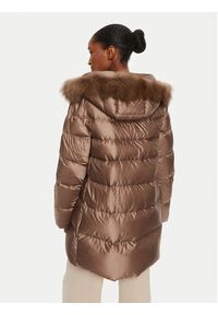 Hetrego - Hetregó Kurtka puchowa Hanna 8N602F Beżowy Regular Fit. Kolor: beżowy. Materiał: syntetyk #7