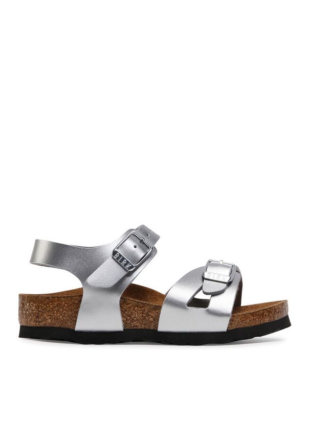 Sandały Birkenstock. Kolor: srebrny