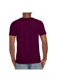 GILDAN - Koszulka Softstyle Dla Dorosłych Unisex. Kolor: czerwony, wielokolorowy, brązowy