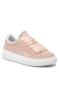 TOMMY HILFIGER - Sneakersy Tommy Hilfiger. Kolor: różowy