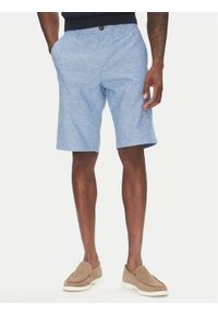 Tom Tailor Szorty materiałowe 1044712 Niebieski Regular Fit. Kolor: niebieski. Materiał: bawełna