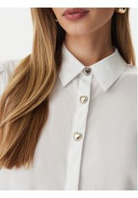 Morgan Koszula 261-COEUR Biały Regular Fit. Kolor: biały. Materiał: bawełna #5