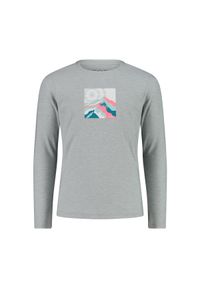 Koszulka dziecięca turystyczna CMP 33N2245. Okazja: na co dzień. Kolor: szary. Długość rękawa: długi rękaw. Styl: casual, sportowy #1