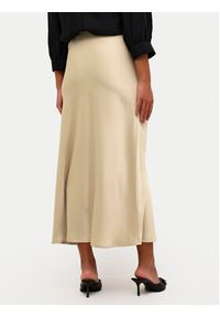 Kaffe Spódnica maxi Lotte 10508853 Beżowy Regular Fit. Kolor: beżowy. Materiał: syntetyk #5