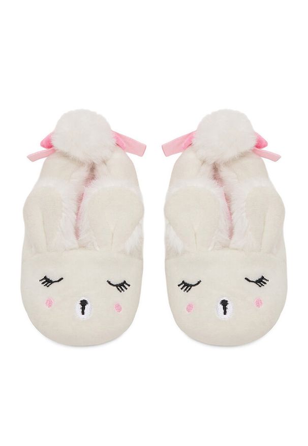 Kapcie Nelli Blu. Kolor: biały