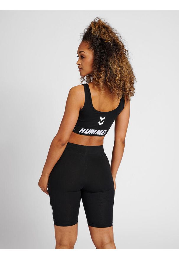 Biustonosz dla kobiet Hummel hmlTe Maja. Kolor: czarny. Materiał: jersey. Sport: bieganie