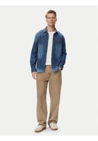 Tommy Jeans Koszula jeansowa DM0DM23390 Niebieski Regular Fit. Kolor: niebieski. Materiał: bawełna #2