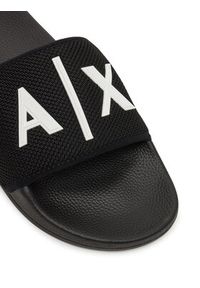 Armani Exchange Klapki XUP001 XV820 S277 Czarny. Kolor: czarny. Materiał: materiał #6