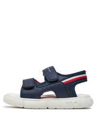 TOMMY HILFIGER - Tommy Hilfiger Sandały T1B2-33423-1591 S Niebieski. Kolor: niebieski