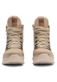 Rieker Trzewiki 48034-20 Brązowy. Kolor: brązowy. Materiał: materiał #5