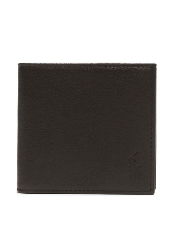 Polo Ralph Lauren Portfel męski 405914235001 Brązowy. Kolor: brązowy. Materiał: skóra