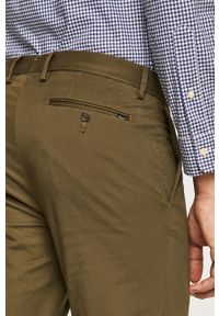 Polo Ralph Lauren - Spodnie. Kolor: oliwkowy. Materiał: tkanina, bawełna, elastan. Wzór: gładki #5