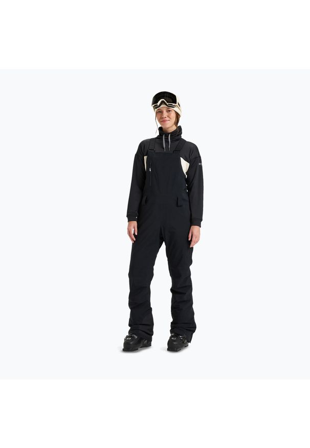 Roxy - Spodnie snowboardowe damskie ROXY Gore-Tex Stretch Prism Bib. Kolor: czarny. Technologia: Gore-Tex. Sezon: zima. Sport: snowboard