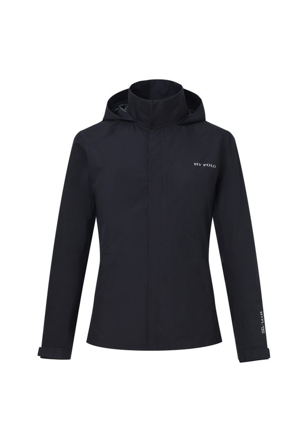 HV POLO - Wodoodporna kurtka jeździecka dla kobiet HV Polo Carmen. Typ kołnierza: polo, typu carmen. Kolor: czarny. Sport: jeździectwo