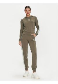 Guess Bluza Elea V4YQ02 KCDN0 Khaki Relaxed Fit. Kolor: brązowy. Materiał: wiskoza