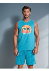 Sinsay - Piżama dwuczęściowa z ozdobnym kolorowym nadrukiem - wielobarwny. Wzór: nadruk, kolorowy #1