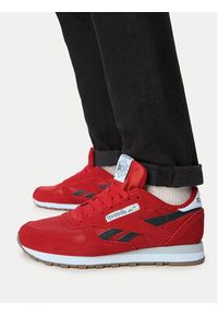 Reebok Sneakersy SS-CLASSIC LEATHER 100245004 Pomarańczowy ciemny. Kolor: pomarańczowy. Materiał: zamsz, skóra. Model: Reebok Classic #6