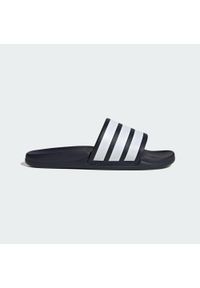 Adidas - Klapki Adilette Comfort 2.0. Kolor: biały, niebieski, wielokolorowy. Styl: sportowy, klasyczny #1