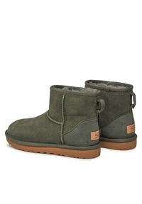 Ugg Śniegowce W Classic Mini Regenerate 1137050 Zielony. Kolor: zielony. Materiał: skóra #7