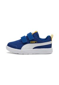 Puma Buty Courtflex V3 Mesh Ps 39808505. Kolor: niebieski. Materiał: mesh
