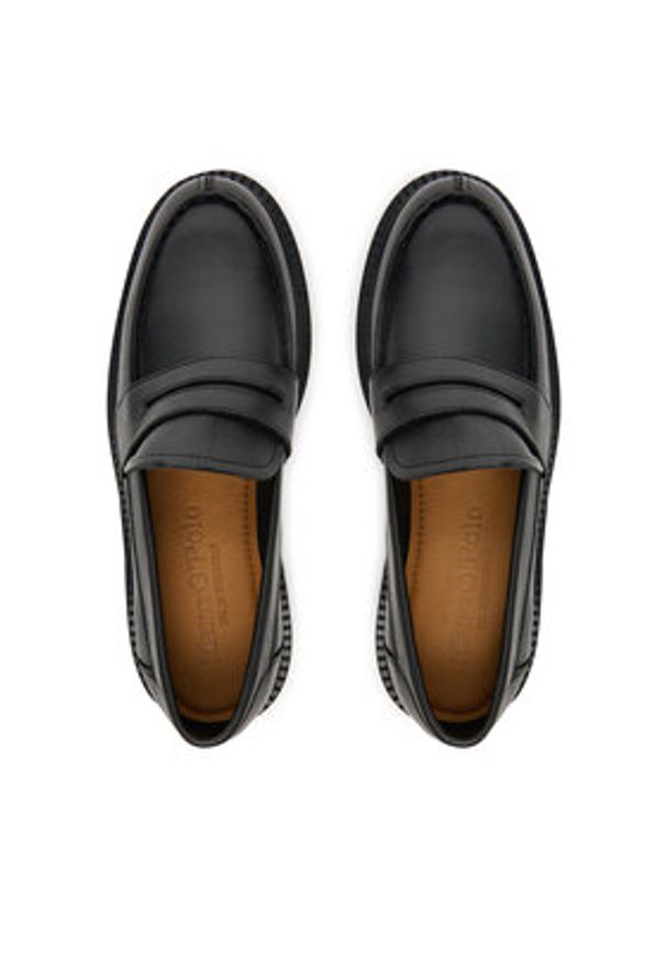 Marc O'Polo Loafersy SS2M3011 Czarny. Kolor: czarny. Materiał: skóra