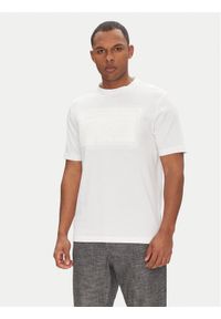 BOSS T-Shirt 50538112 Biały Regular Fit. Kolor: biały. Materiał: bawełna
