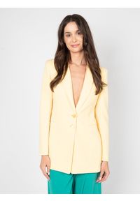 Patrizia Pepe Marynarka | 2S1461/A049 | Kobieta | Żółty. Kolor: żółty. Materiał: poliester, elastan. Styl: klasyczny, elegancki #5