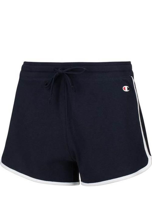 Spodnie sportowe damskie Champion 114916BS501. Kolor: niebieski. Długość: krótkie