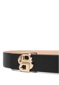 BOSS Pasek Damski 50542193 Czarny. Kolor: czarny. Materiał: skóra #2