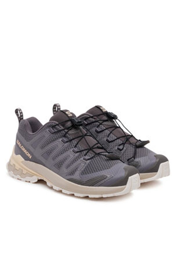 salomon - Salomon Buty do biegania Xa Pro 3D V9 L47748100 Fioletowy. Kolor: fioletowy. Materiał: materiał